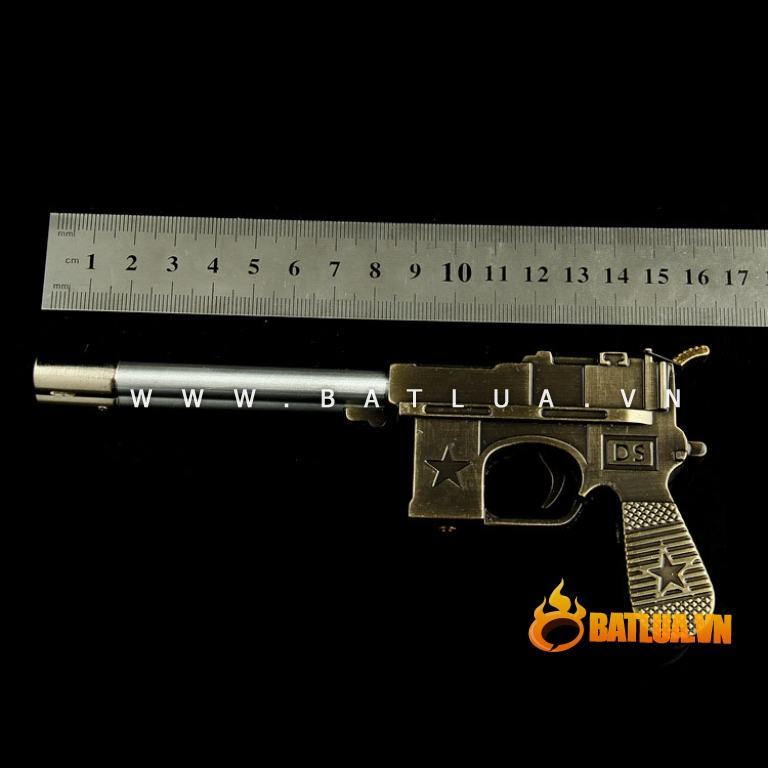 Bật lửa mini súng M66 hai nòng